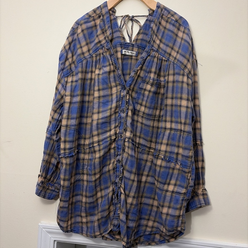 We The Free One of the boys  Plaid Button-Up Shirt